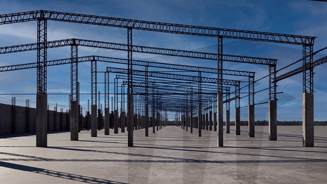 Obra de construcción industrial de Easytech en Tucumán